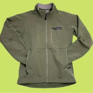 Men's Patagonia Softshell Jacket Green Small